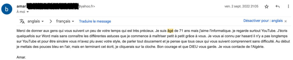 Commentaire super