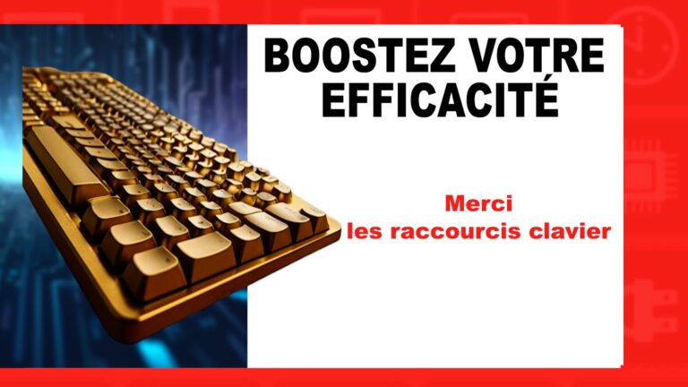 les raccourcis clavier